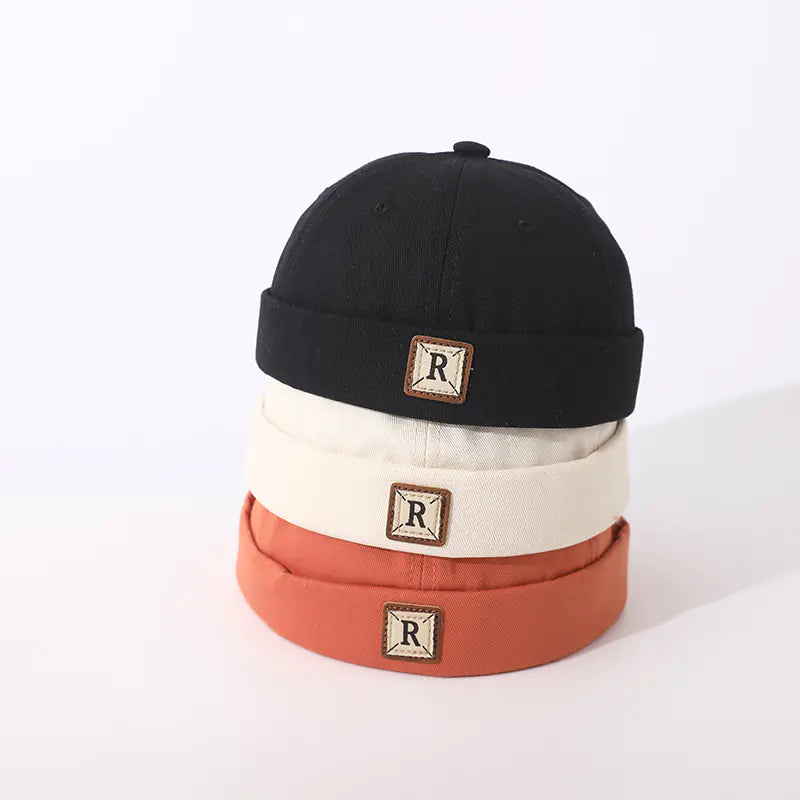 Boys' Cotton Brimless Beanie Hat for Ages 2-6 Years