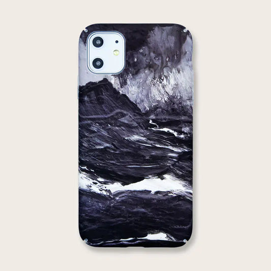 Black Ocean Wave Smartphone Case