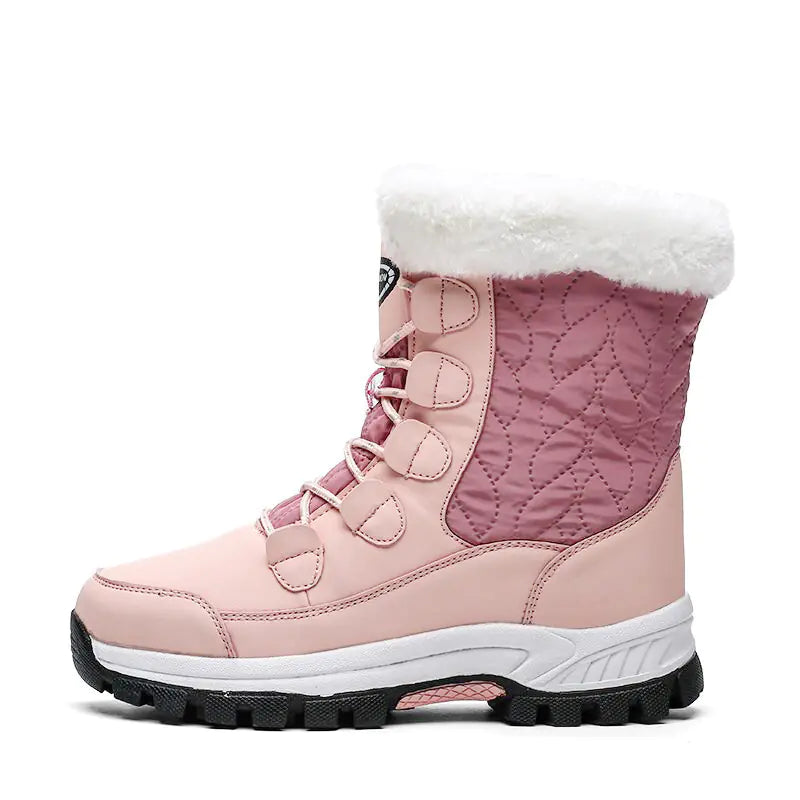 Women's Waterproof High-Top Thick Bottom Winter Boots