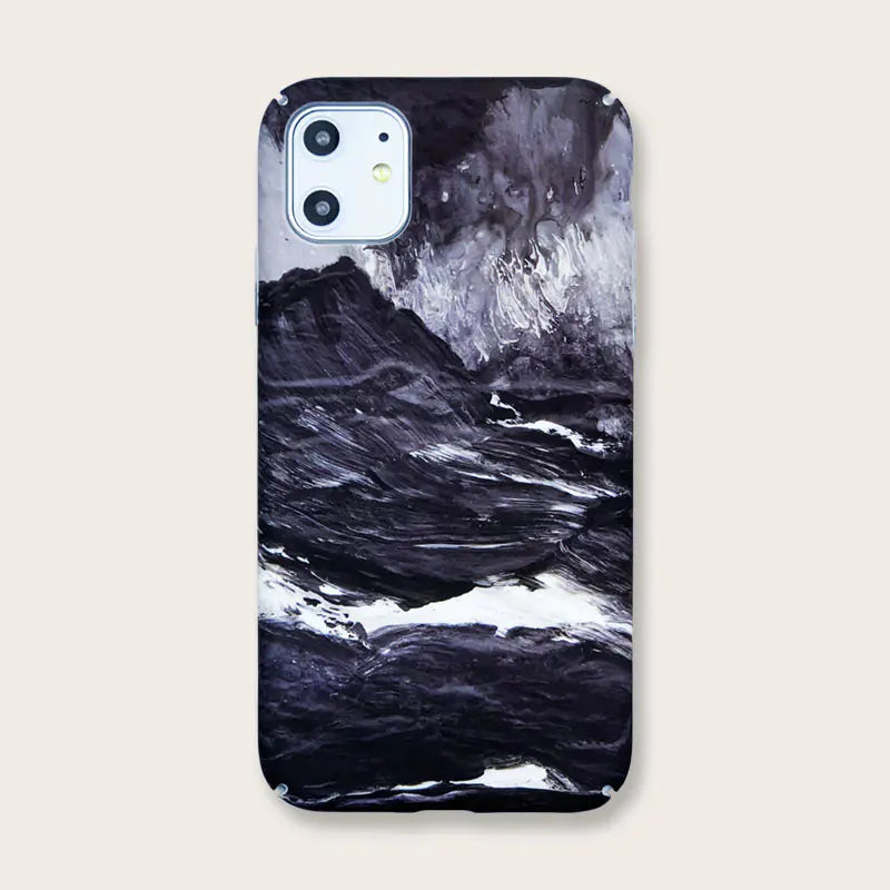 Black Ocean Wave Smartphone Case